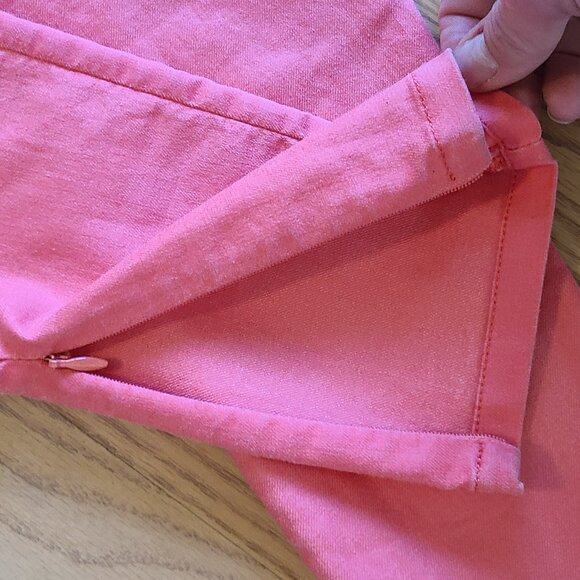 VICTORIA BECKHAM STRETCH COTTON SKINNY PANTS ZIPPER ANKLE MID RISE sz 26 - Picture 6 of 7